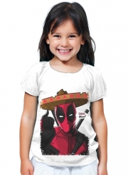 T-Shirt Fille Mexican Deadpool