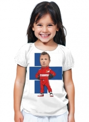 T-Shirt Fille MiniRacers: Kimi Raikkonen - Ferrari Team F1