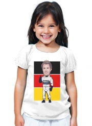 T-Shirt Fille MiniRacers: Nico Rosberg - Mercedes Formula One Team