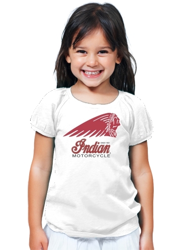 T-Shirt Fille Motorcycle Indian