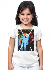 T-Shirt Fille My little pony Rainbow Dash
