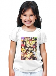 T-Shirt Fille Naruto Chibi Group