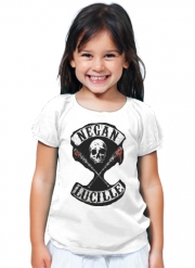 T-Shirt Fille Negan Skull Lucille twd