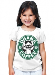 T-Shirt Fille Ohana Coffee