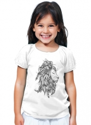 T-Shirt Fille Poetic Lion