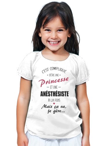 T-Shirt Fille Princesse et anesthésiste