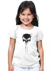 T-Shirt Fille Punisher Skull