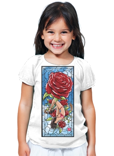 T-Shirt Fille Red Roses