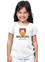 T-Shirt Fille Saint Malo Blason