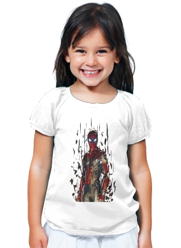 T-Shirt Fille Spiderman Poly