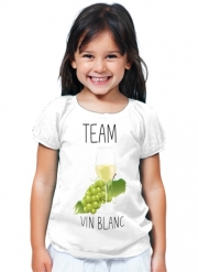 T-Shirt Fille Team Vin Blanc