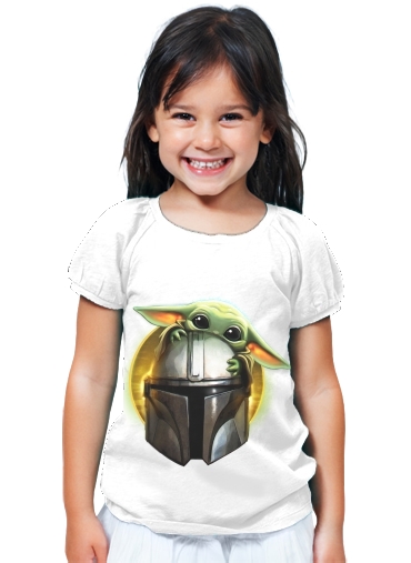 T-Shirt Fille The Child Baby Yoda