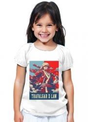 T-Shirt Fille Trafalgar D Law Pop Art