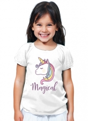 T-Shirt Fille Licorne magique