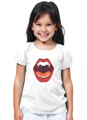 T-Shirt Fille Vampire bouche