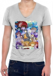 T-Shirt homme Col V A certain magical index