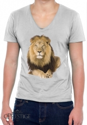 T-Shirt homme Col V Africa Lion