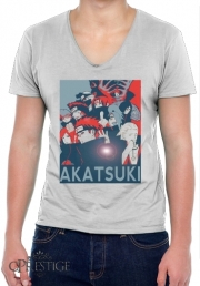 T-Shirt homme Col V Akatsuki propaganda