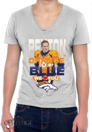 T-Shirt homme Col V Football Américain : Payton Manning