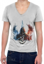 T-Shirt homme Col V Arno Revolution1789