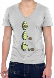 T-Shirt homme Col V Avocado Born