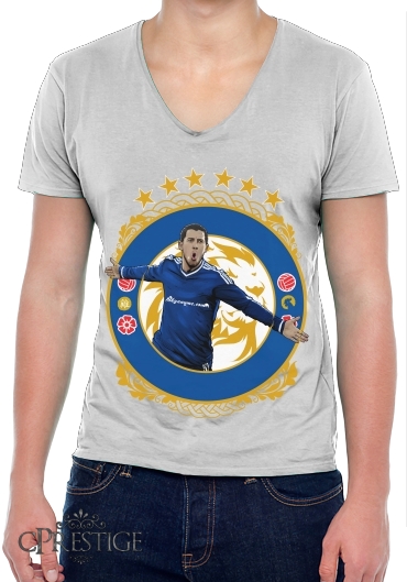 T-Shirt homme Col V Blue Lion Hazard