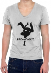 T-Shirt homme Col V Break Dance