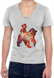 T-Shirt homme Col V Brother Bear Watercolor
