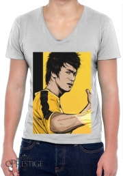 T-Shirt homme Col V Bruce The Path of the Dragon