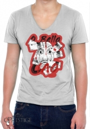 T-Shirt homme Col V Casa De Papel Bella Ciao Art