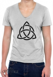T-Shirt homme Col V Celtique symbole
