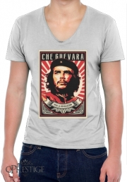 T-Shirt homme Col V Che Guevara Viva Revolution