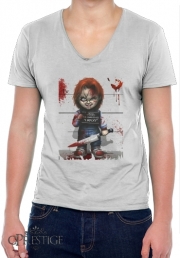 T-Shirt homme Col V Chucky La poupée qui tue