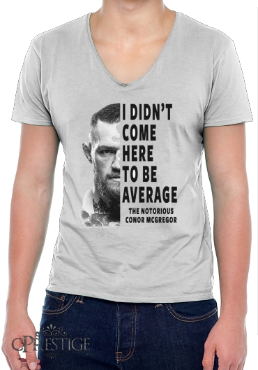 T-Shirt homme Col V Conor Mcgreegor Dont be average
