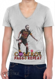 T-Shirt homme Col V Control Pass and Repeat