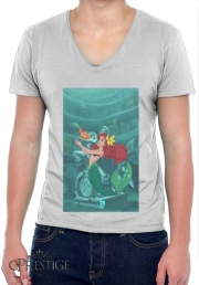 T-Shirt homme Col V Disney Hangover Ariel and Nemo