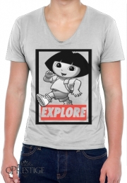 T-Shirt homme Col V Dora Explore