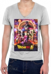 T-Shirt homme Col V Dragon Ball X Avengers