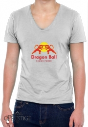 T-Shirt homme Col V Dragon Joke Red bull
