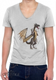 T-Shirt homme Col V Dragon Land 2