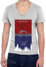 T-Shirt homme Col V Flag House Tully