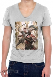 T-Shirt homme Col V God Of war