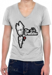 T-Shirt homme Col V GrootFather is Groot x GodFather