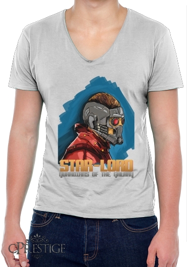 T-Shirt homme Col V Gardiens de la galaxie: Star-Lord