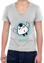 T-Shirt homme Col V Guggi