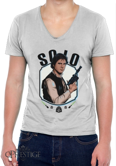 T-Shirt homme Col V Han Solo from Star Wars 