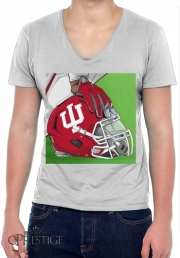 T-Shirt homme Col V Indiana College Football