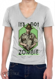 T-Shirt homme Col V It's not zombie
