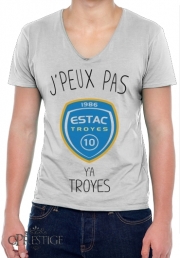 T-Shirt homme Col V Je peux pas y'a Troyes