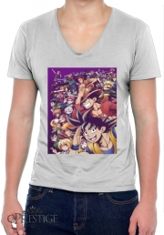 T-Shirt homme Col V Jump Heroes